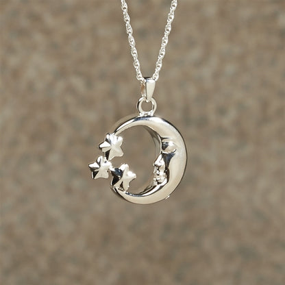 Moon & Stars Cremation Pendant