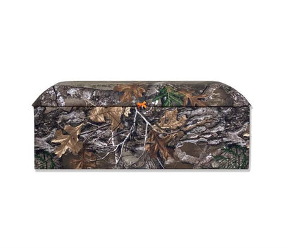 Camo Cloth Covered Pet Casket