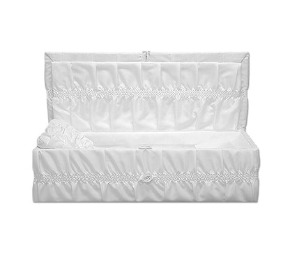 Cloth Covered Wooden Pet casket