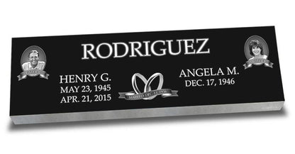 Companion Laser Engraved Headstone