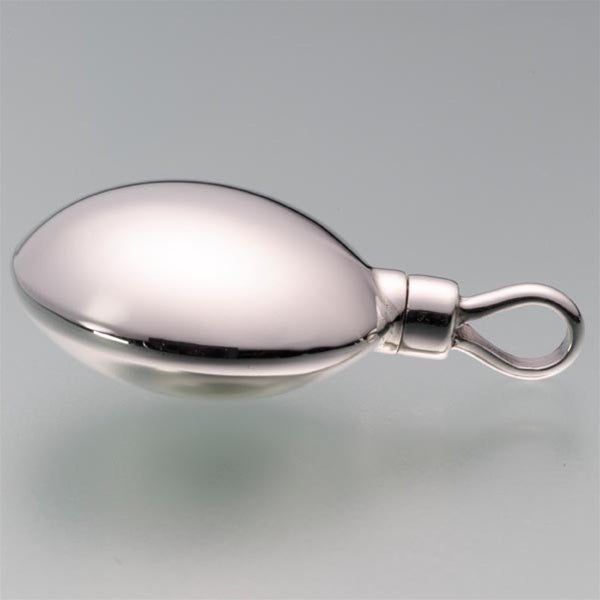 Large Sterling Silver Round Pendant