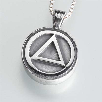 Silver Serenity Cremation Pendant