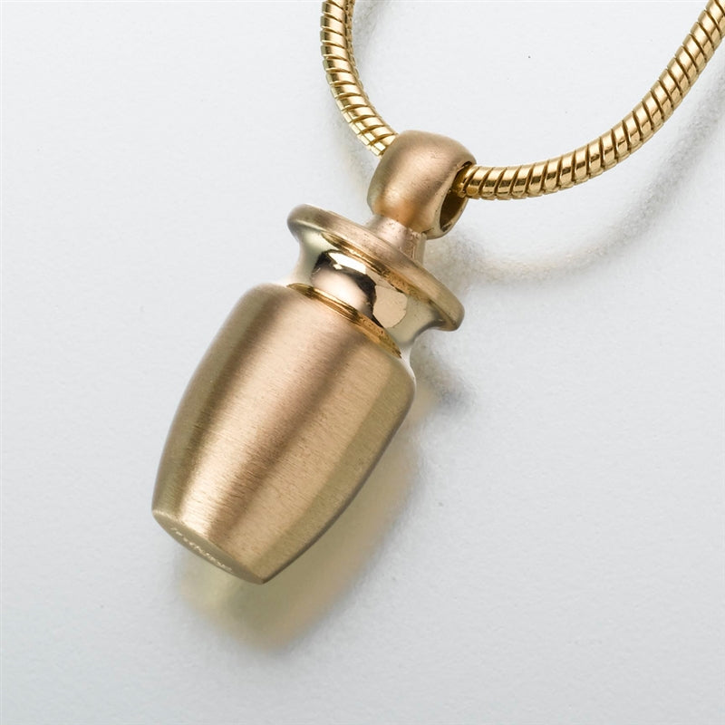 Brass Urn Necklace