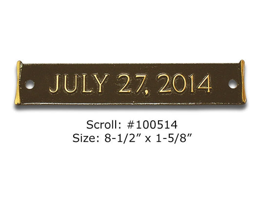 Sheidow Bronze Final Date Scroll