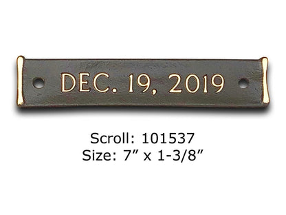 Matthews Bronze Final Date Scroll