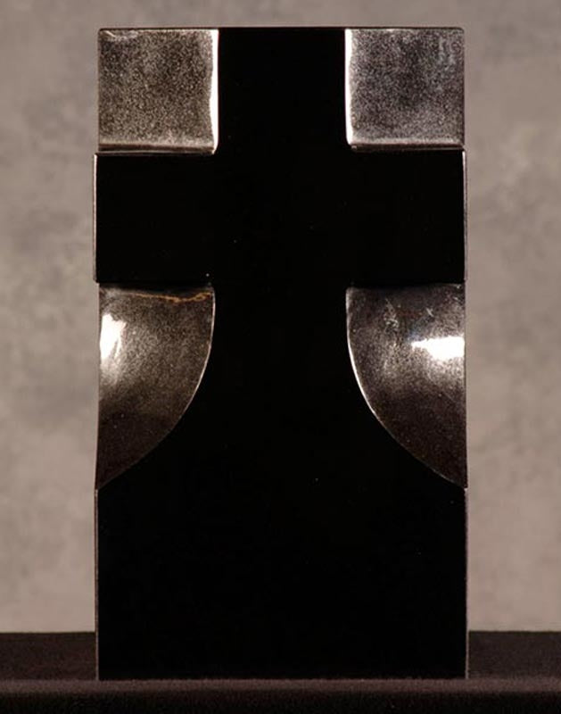 Cross Granite Vase - Large