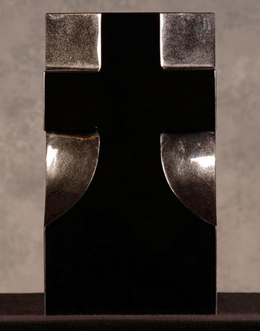 Cross Granite Vase - Large