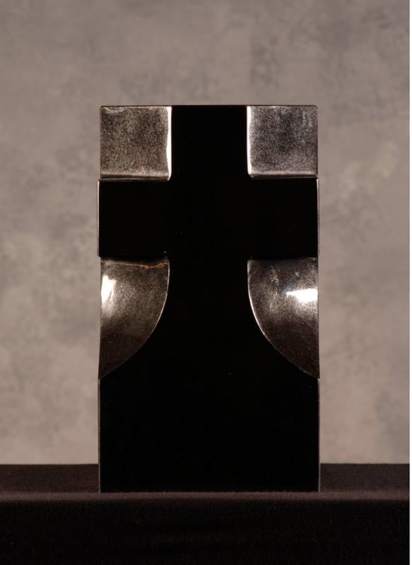 Cross Granite Vase - Small