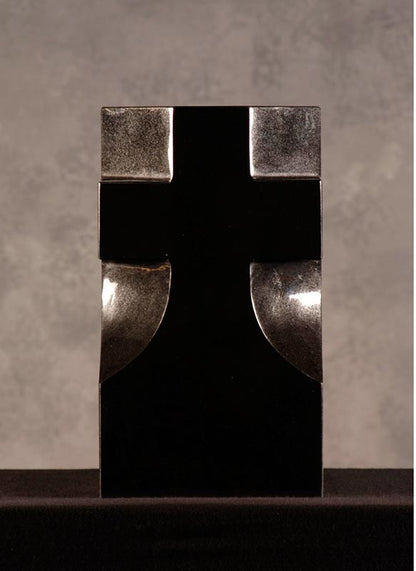 Cross Granite Vase - Small