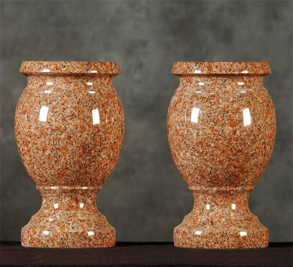 Morning Rose Granite Vase