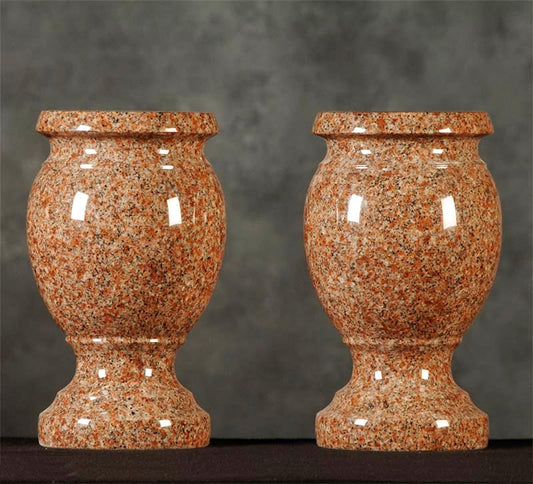 Morning Rose Granite Vase