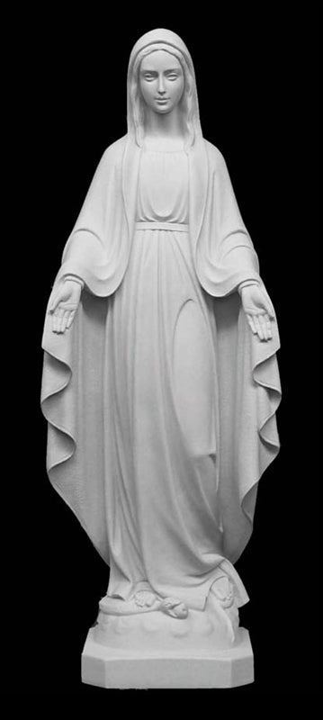 20" Our Lady of Grace Marble Statue