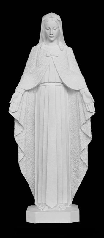 43" Madonna Marble Statue