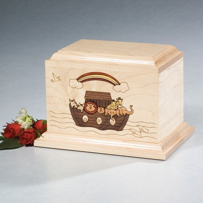 Noah's Ark Wood Pet Urn